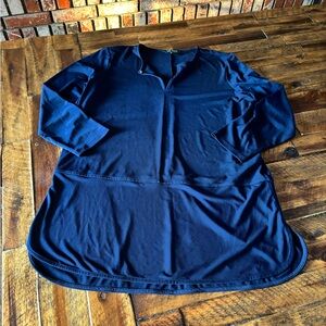 Lauren Ralph Lauren Deep Blue Tunic